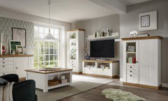 Landhaus von Kollektion Letz - Schrank 8P PC LH 44 in weißer Pinie