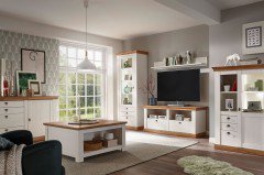 Landhaus von Kollektion Letz - Schrank 8P PC LH 44 in weißer Pinie