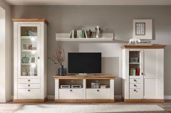 Landhaus von Kollektion Letz - Schrank 8P PC LH 44 in weißer Pinie