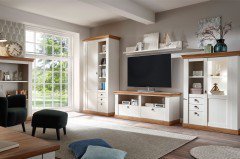 Landhaus von Kollektion Letz - Schrank 8P PC LH 44 in weißer Pinie