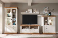 Landhaus von Kollektion Letz - Schrank 8P PC LH 44 in weißer Pinie