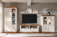 Landhaus von Kollektion Letz - Schrank 8P PC LH 44 in weißer Pinie