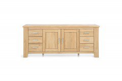 Loft-living von SKALIK - Wohnwand aus Wildeiche