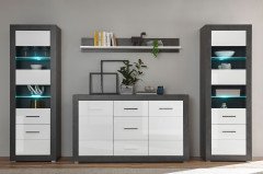 Etero von Kollektion Letz - Sideboard 88 i8 EO 52 weiß Hochglanz
