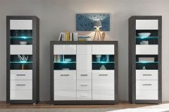 Etero von Kollektion Letz - Sideboard 88 i8 EO 52 weiß Hochglanz