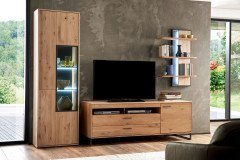 Portland von MCA - Highboard Eiche bianco