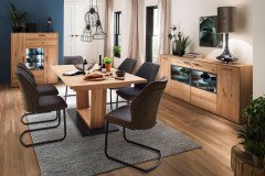 Portland von MCA - Highboard Eiche bianco