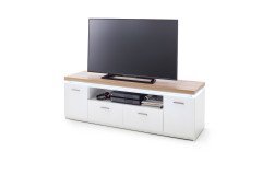 Cali von MCA - Sideboard weiß/ Wotan Eiche