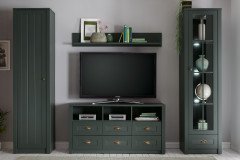 Ascot von Kollektion Letz - Wohnwand 9N NX A3 in Grün