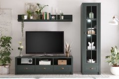 Ascot von Kollektion Letz - Wohnwand 9N NX A3 in Grün