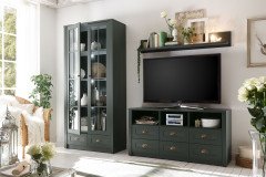 Ascot von Kollektion Letz - Wohnwand 9N NX A3 in Grün