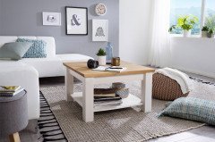 WZ-0133 von GK Möbelvertrieb - Couchtisch I Kiefer weiß
