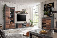 Brooklyn von Kollektion Letz - Vitrine 9MDMBR23 in Old Mix