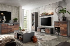 Brooklyn von Kollektion Letz - Vitrine 9MDMBR23 in Old Mix