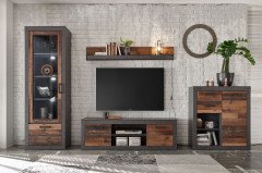 Brooklyn von Kollektion Letz - Vitrine 9MDMBR23 in Old Mix