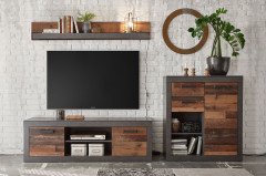 Brooklyn von Kollektion Letz - Vitrine 9MDMBR23 in Old Mix