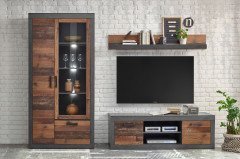 Brooklyn von Kollektion Letz - Vitrine 9MDMBR23 in Old Mix