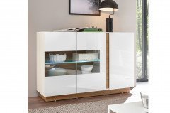 Clair von Kollektion Letz - Wohnwand 9WiV21 in Weiß