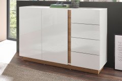 Clair von Kollektion Letz - Wohnwand 9WiV21 in Weiß