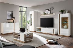 Clair von Kollektion Letz - Wohnwand 9WiV21 in Weiß