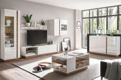 Clair von Kollektion Letz - Wohnwand 9WiV21 in Weiß