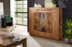 WZ-0315 von GK Möbelvertrieb - Wohnwand Eiche geölt