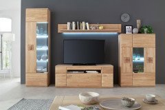 Bologna von MCA - Wohnwand Eiche Bianco