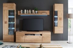 Bologna von MCA - Wohnwand Eiche Bianco