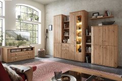 Plano 2 von Stralsunder - Eckwohnwand EB410E Sonoma Eiche hell