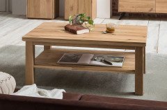 Lissabon von Quadrato - Couchtisch Wildeiche bianco