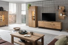 Lissabon von Quadrato - Couchtisch Wildeiche bianco