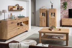 Lissabon von Quadrato - Couchtisch Wildeiche bianco