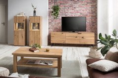 Lissabon von Quadrato - Couchtisch Wildeiche bianco