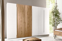 Zano von Thielemeyer - Kommode weiß - Balkeneiche silbergrau