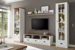 Provence von Kollektion Letz - Vitrine 9PPEPE23 in Weiß