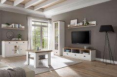 Provence von Kollektion Letz - Vitrine 9PPEPE23 in Weiß