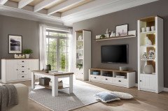 Provence von Kollektion Letz - Vitrine 9PPEPE23 in Weiß