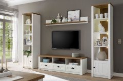 Provence von Kollektion Letz - Vitrine 9PPEPE23 in Weiß