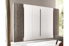 Zano von Thielemeyer - Kommode weiß - Balkeneiche silbergrau