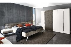 Zano von Thielemeyer - Kommode weiß - Balkeneiche silbergrau