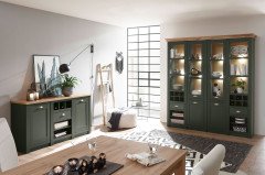 Cambridge von Kollektion Letz - Vitrine 9GGCBE23 in Grün