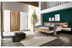 Zano von Thielemeyer - Kommode weiß - Balkeneiche silbergrau