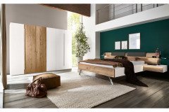 Zano von Thielemeyer - Kommode weiß - Balkeneiche silbergrau