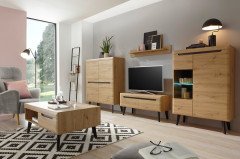 Torge von Kollektion Letz - Wohnwand A3 3Z N1 in Artisan Eiche