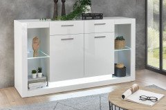 Meran von Kollektion Letz - Stauraumelement AW iX TA 23 in Weiß