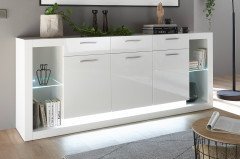 Meran von Kollektion Letz - Stauraumelement AW iX TA 23 in Weiß