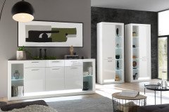 Meran von Kollektion Letz - Stauraumelement AW iX TA 23 in Weiß