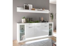 Meran von Kollektion Letz - Stauraumelement AW iX TA 23 in Weiß