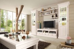 Malaga von Rojas Mobiliario - Sideboard Pinie weiß gebürstet