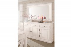 Malaga von Rojas Mobiliario - Sideboard Pinie weiß gebürstet